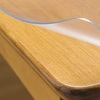 テーブルの透明ビニールカバー：柄がお洒落な「アクタス」デスクマットvs「ニトリ」透明テーブルマット！